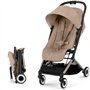 CYBEX - Poussette ultra compacte et confortable - ORFEO - 4 roues - Almond Beige