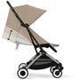 CYBEX - Poussette ultra compacte et confortable - ORFEO - 4 roues - Almond Beige
