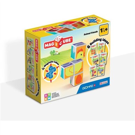 MAGICUBE Animaux Amis (4 Cubes)