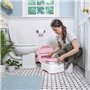 INGENUITY Marche pied et pot d'apprentissage avec cuvette amovible, Antidérapant, Assise ergonomique, rose