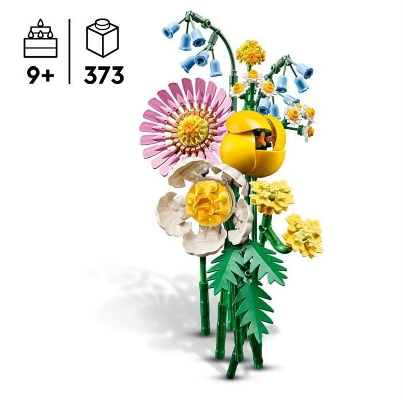 Image secondaire de LEGO Botanique 10347 Petit bouquet ensoleillé, Fleurs artificielles, des 9 ans