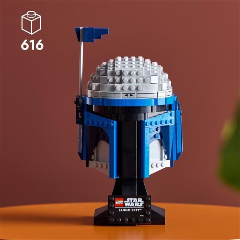 Image secondaire de LEGO Star Wars 75408 L'Attaque Des Clones Le Casque De Jango Fett - Set - Cadeau Adulte