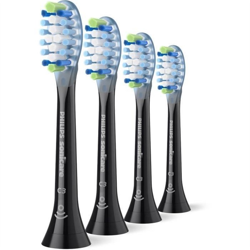 Image secondaire de Lot de 4 têtes de brosse - PHILIPS - HX9044/88 - C3 black