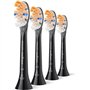 Lot de 4 tetes de brosse - PHILIPS - HX9094/88 - A3 black
