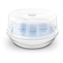 Stérilisateur micro-ondes - PHILIPS AVENT - Vapeur rapide - Bleu/Blanc - Stérilise en 2 min - Design compact