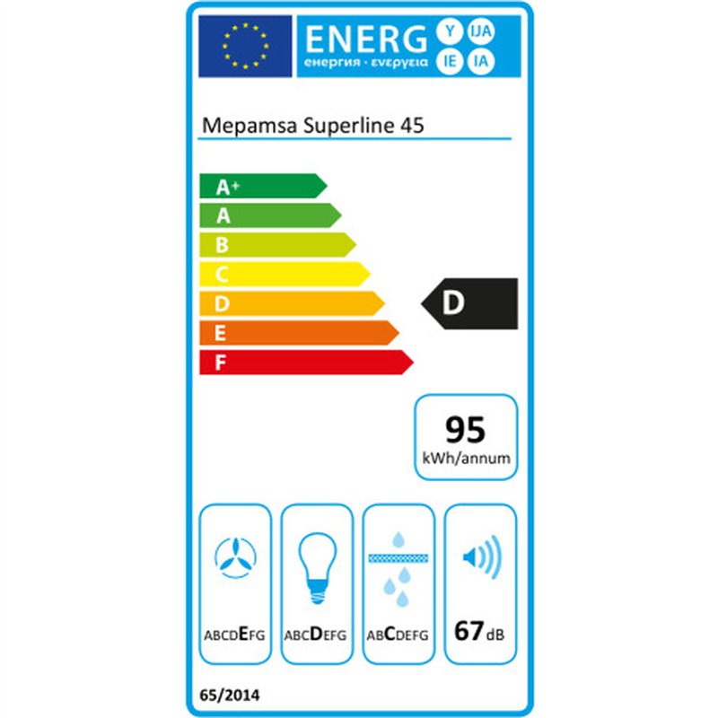 Image secondaire de Hotte standard Mepamsa SUPERLINE Acier