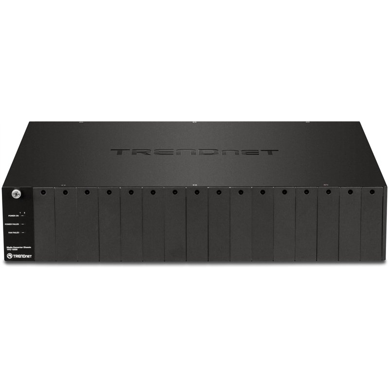 Image secondaire de TRENDnet - Boîtier Système de Conversion FIBRE à 16 Baies, TFC-1600