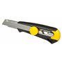 Stanley 1-10-418 Cutter 18 mm Système de Blocage de Lame - Chariot Porte Lame et Guide Lame en Acier Inoxydable - Poignée Ergono