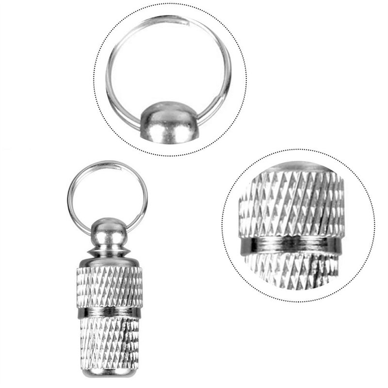 Image secondaire de Trixie Tube d'Étiquette Porte-Adresse/Nom Pendentif d'Identification Étanche en Métal Chromé pour Chien/Chat/Animaux de Compagni