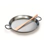 Vaello Campos Poêle à Paella en Acier Poli, La Valenciana, 42 cm
