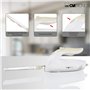 Clatronic EM 3062 — Couteau électrique dentelé en acier inoxydable, 150 W, blanc