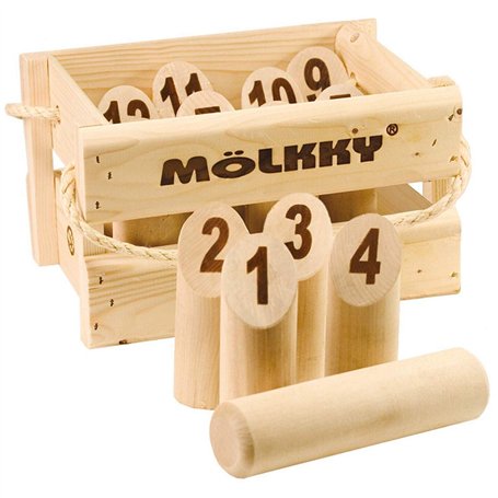 Mölkky - 52501 - Jeu de Plein Air - Mölkky version luxe 2 à 10 joueurs