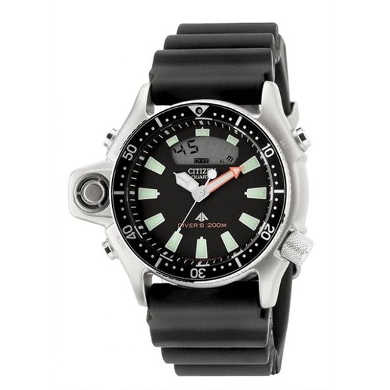 Citizen - Herrenuhr PROMASTER-AQUALANDJP2000-08E - Montre Homme - Quartz - Analogique et digitale - Capteur de profondeur - Brac