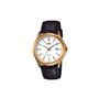Casio Classic MTP-1183Q-7A Montre pour Homme, Blanc, Or/Marron, Bracelet