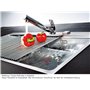 Franke Kitchen Systems Roll-UP Mat ESCURRIDOR INOX 468x420 KB-36RM, Acier Inoxydable