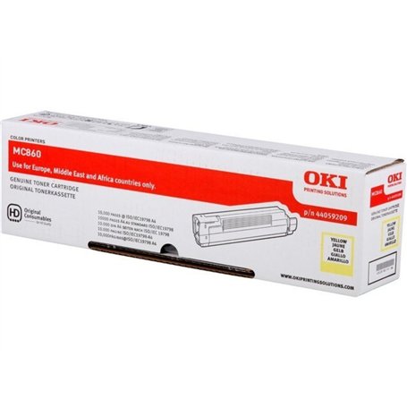 OKI Cartouche de toner 1 x jaune 10000 pages