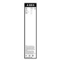 Bosch Balais d'Essuie–Glace Plats Aerotwin A225S, Longueur: 650mm/550mm – 1 Paire de Balais avant