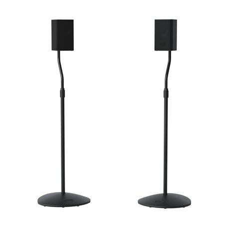 SANUS Support D'enceinte Universel Pour Petit Haut- Parleurs A Hauteur Réglable - S'allonge De 28 "à 38" - Supporte Les Petites