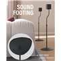SANUS Support D'enceinte Universel Pour Petit Haut- Parleurs A Hauteur Réglable - S'allonge De 28 "à 38" - Supporte Les Petites
