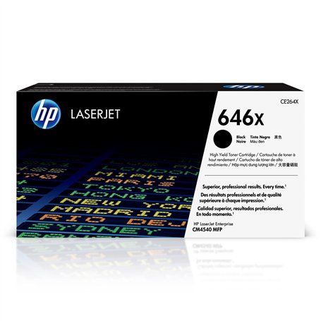 HP CE264X Cartouche de toner pour Imprimante LaserJet pour CM4540 mfp Noir