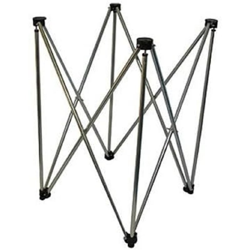 Carrom Art | Carrom - Pieds réglables - 80 x 10 x 10 cm | Accessoire billard indien, Argent