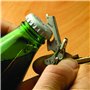 True Utility Key Tool - 8 In 1 Multitool - Couteau coupeur de coffre-fort, tournevis, décapsuleur, lime à ongles, pince à épiler