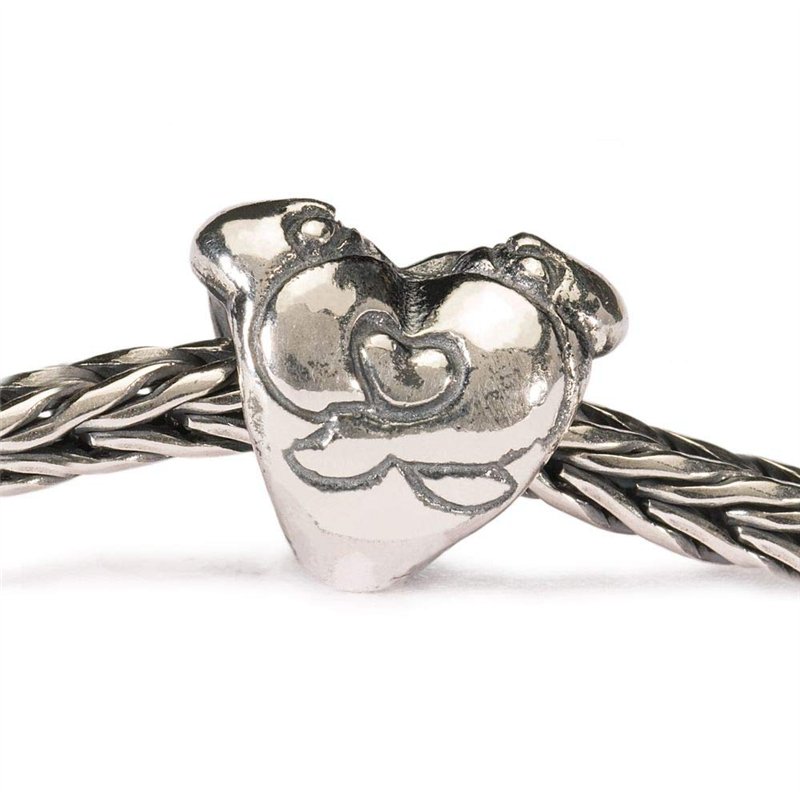 Image secondaire de Trollbeads - 11157 - Drops Femme - Coeur - Acier Inoxydable