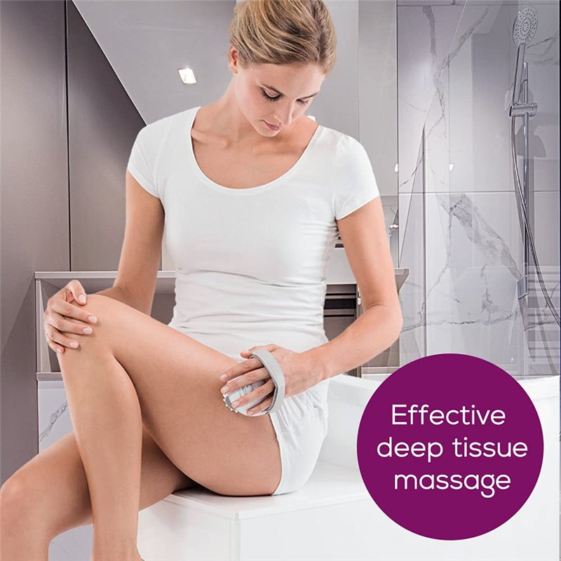 Image secondaire de Beurer CM 50 Masseur anti-cellulite pour une peau plus ferme, rouleau de massage électrique avec 2 niveaux d'intensité et poigné