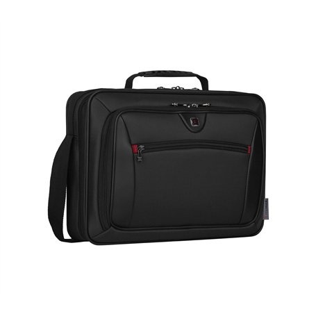 WENGER Insight Mallette pour Ordinateur Portable 15,6 Pouces, Poche pour Tablette Tactile, Porte-Documents, Système d’Organisati