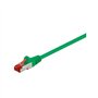 Goobay 95494 CAT 6 Câble de Liaison, S/FTP (PiMF), Vert, 2 m Longueur