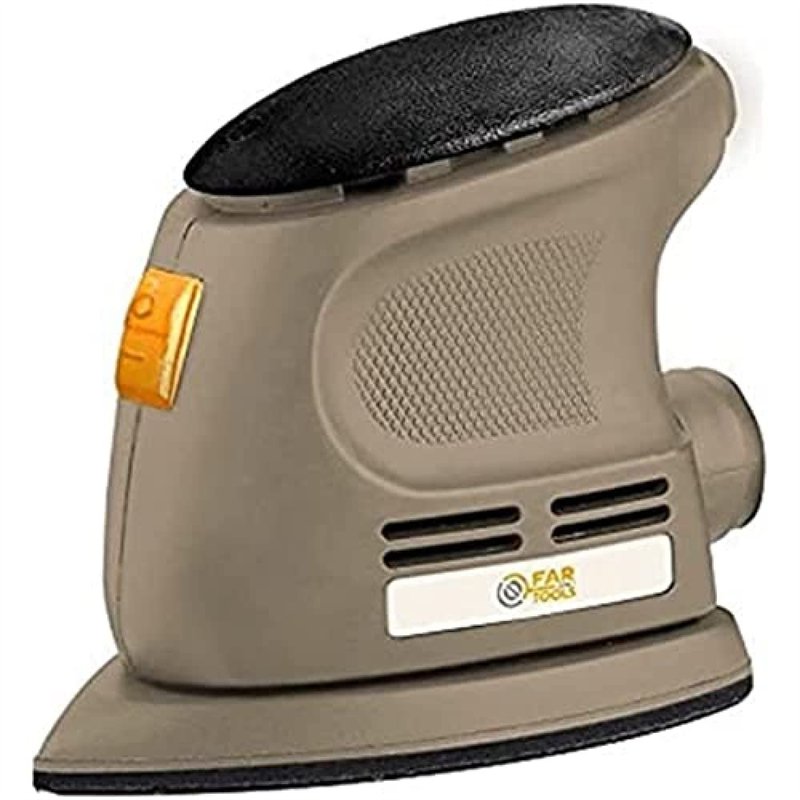 Fartools One Ponceuse Delta 105W 140x140x80mm, fixation autoagrappante, vibration 11000tr/min, collecteur de poussières