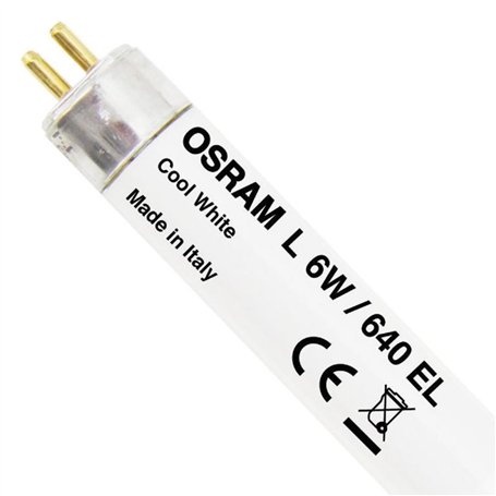 Osram 4008321025050 Tube fluo, G5, 6 W, Transparent