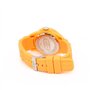 Madison New York - SL4167PO - Montre Mixte - Quartz Analogique - Cadran Orange - Bracelet Silicone Orange
