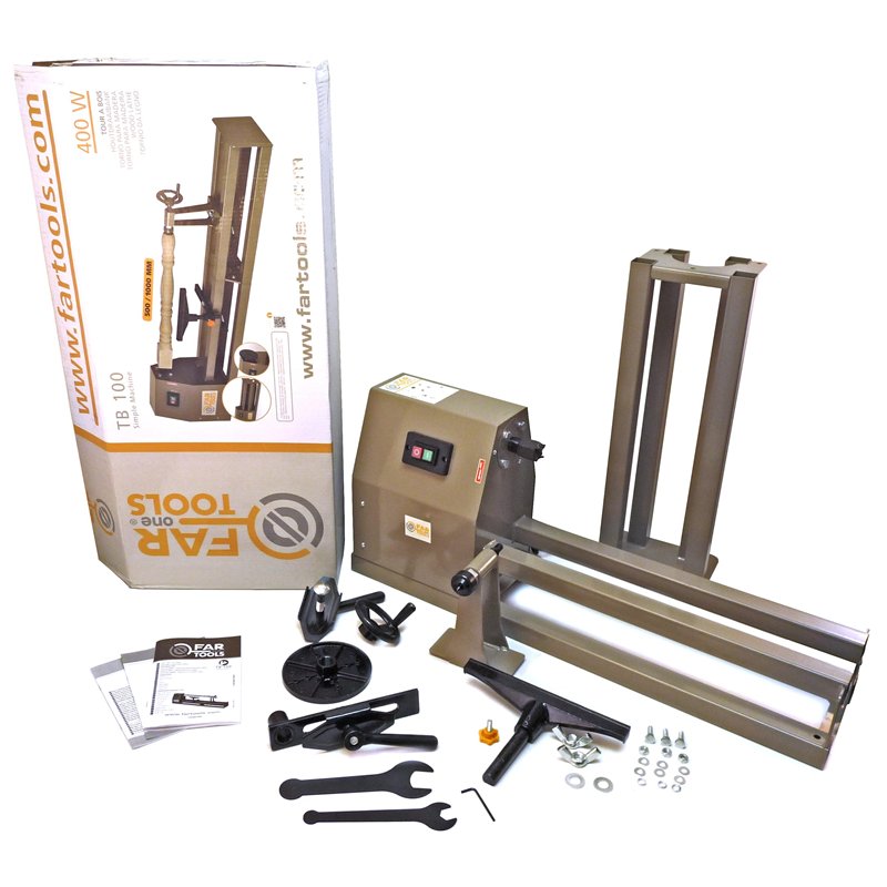 Image secondaire de Fartools One TB 100 Tour à bois 400 W 1000 mm