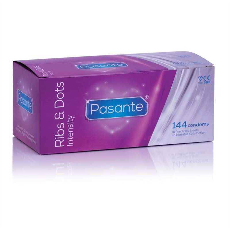 Pasante Ribs And Dots Condoms Pack de 144