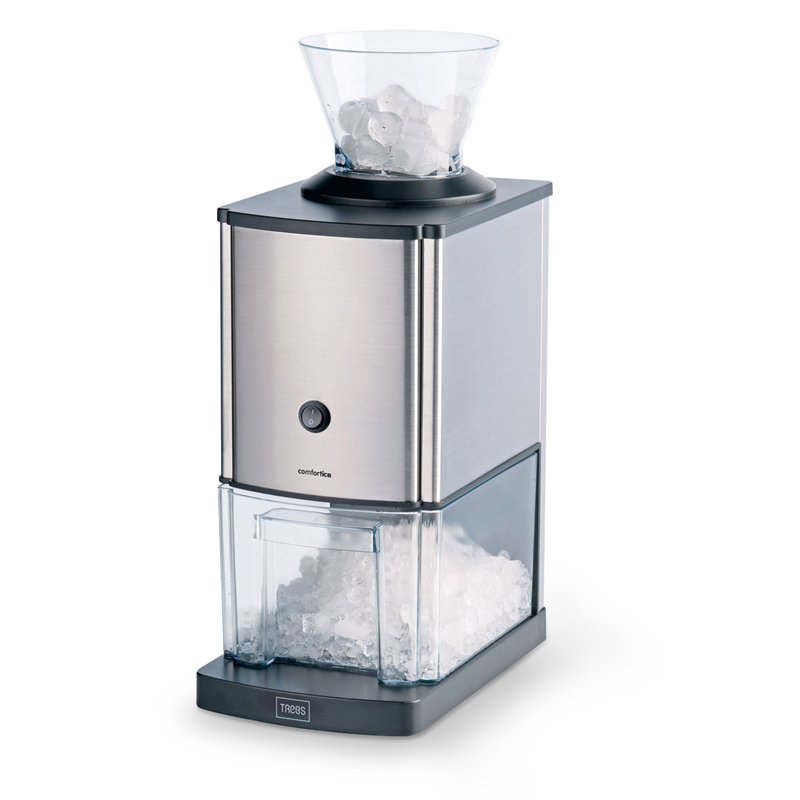 Trebs Broyeur à glace en acier inoxydable idéal pour les boissons gazeuses, les cocktails ou la préparation de desserts froids