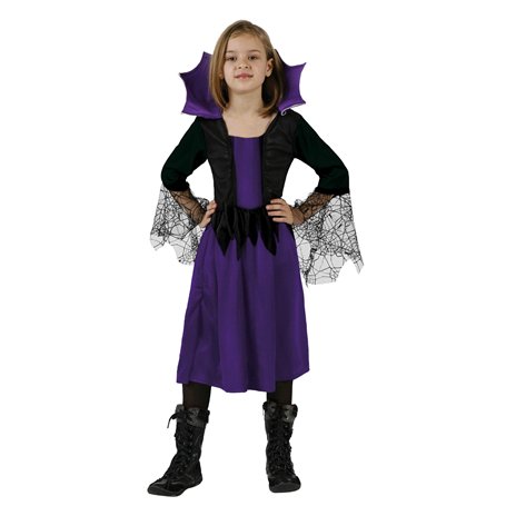 ATOSA déguisement fille araignée violet 7 a 9 años