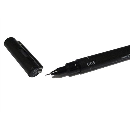 Uni-BALL PIN200 Fineliner technique Noir 0.05mm