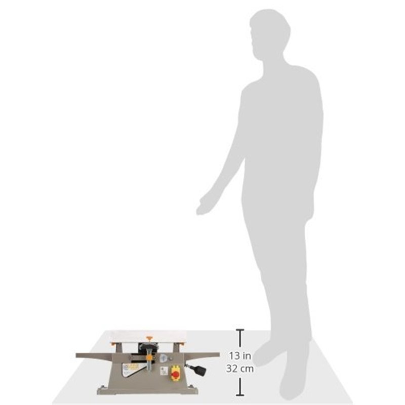 Image secondaire de Fartools One Dégauchisseuse 1800W, largeur de coupe 155mm réglage de passe 0-3mm, table en métal 275x155mm inclinable 45°, vites