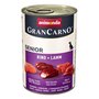 Nourriture pour chien GranCarno Senior d’animonda, nourriture humide pour chien de plus 7 ans, bœuf + agneau, 6 x 400 g