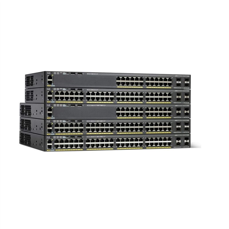 CISCO Catalyst WS-C2960X-48TS-LL commutateur réseau Géré L2/L3 Gigabit Ethernet (10/100/1000) Noir