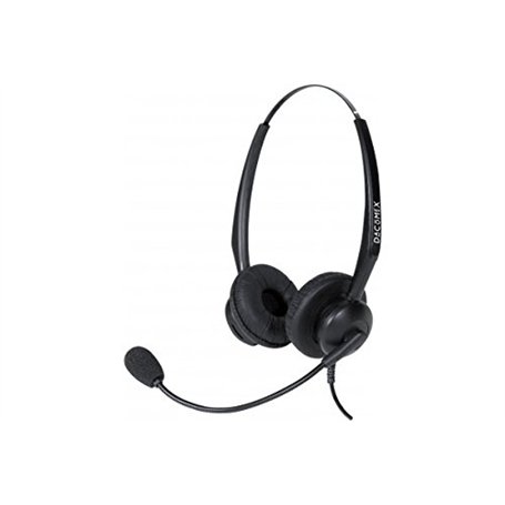 Dacomex 291011 Micro Casque avec antibruit Micro Flex pour PC Noir