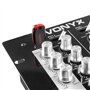 Vonyx STM-2300 Table de Mixage 2 Canaux - Entrée RCA Phono/Ligne Commutable, Sortie principale RCA et Sortie Casque, Egaliseur 3