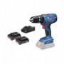 Perceuse a Percussion BOSCH PROFESSIONAL GSB 18V-21 + 2 batteries 2.0Ah + GAL 18 219,99 €