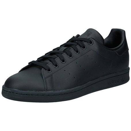Adidas Originals Homme Stan Smith Leather Sneaker Basse, Noir Schwarz Black Black, 42 2/3 EU