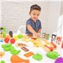 KidKraft 115 Pièces Ensemble de Jouets de Cuisine Tasty Treats, Accessoire pour Dinette, Fruits légumes factices, Accessoires en