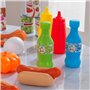 KidKraft 115 Pièces Ensemble de Jouets de Cuisine Tasty Treats, Accessoire pour Dinette, Fruits légumes factices, Accessoires en