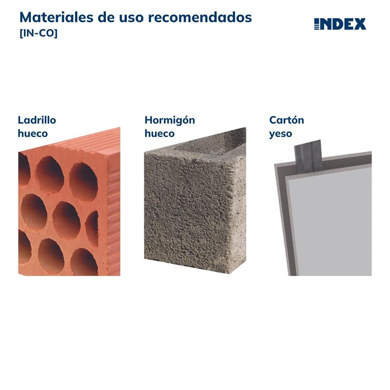 Image secondaire de Anclaje Indemoll para fijación en elementos huecos Con tornillo cabeza redonda - MEDIDA: M4 x 32 Ø7 - Unid: 100