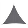 Toile Solaire Voile d'ombrage Triangulaire 5 x 5 x 5 m en Tissu déperlant - Coloris Gris