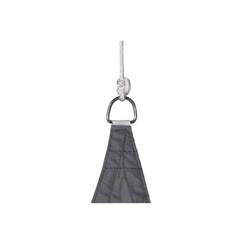 Image secondaire de Toile Solaire Voile d'ombrage Triangulaire 5 x 5 x 5 m en Tissu déperlant - Coloris Gris